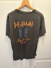 Vintage Def Leppard Shirt, real merch from 90s Florida concert, Free Shipping