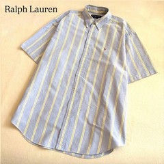 Ralph Lauren BLAKE Striped Oversized BD Shirt Short Sleeve Japan