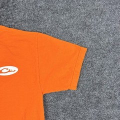 Drake Shirt Mens Medium Orange Logo Graphic Hunting Outdoor Cotton Tee