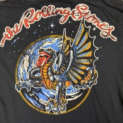 Zara The Rolling Stones 78 U.S. Tour Double Sided Graphic T-Shirt