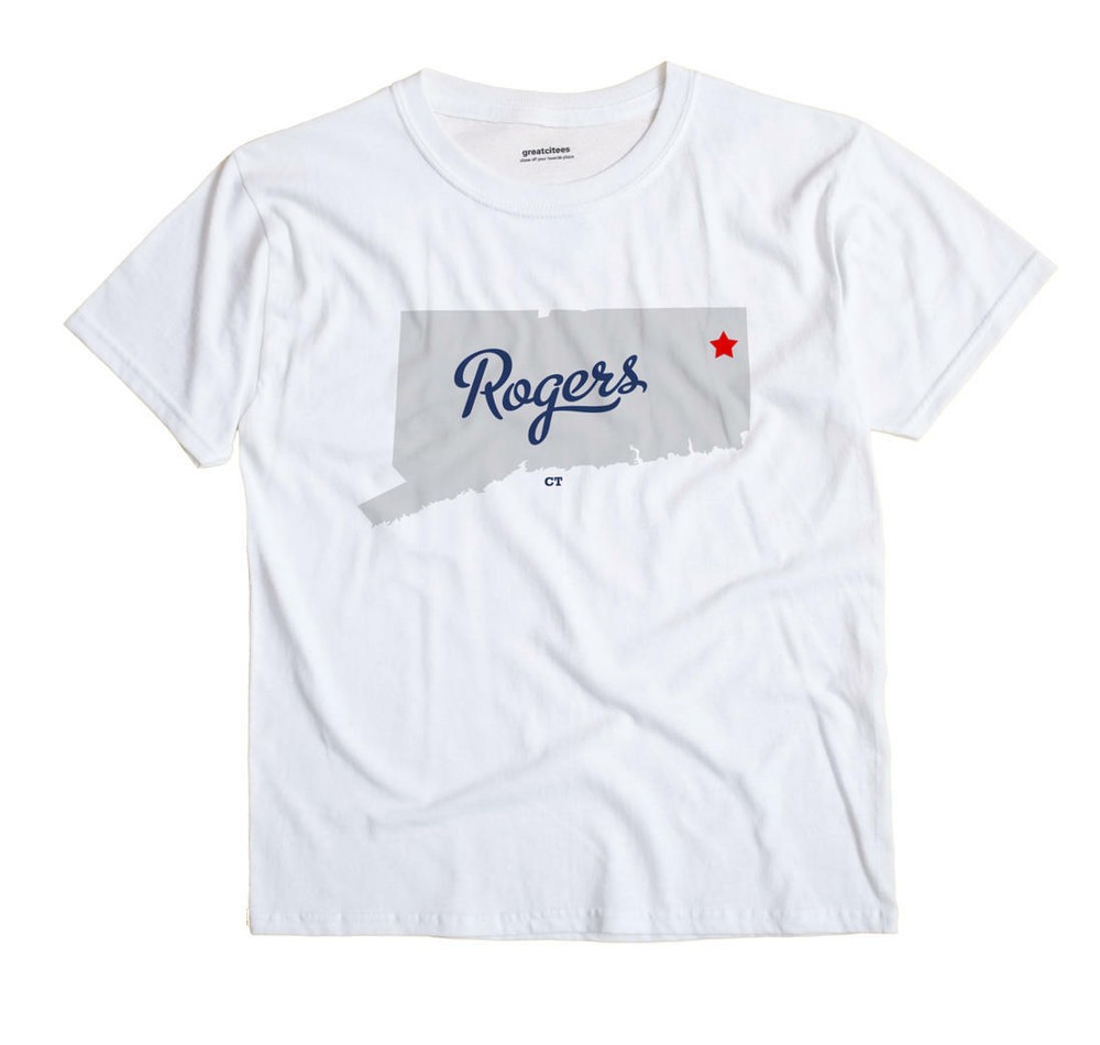 Rogers Connecticut CT T-Shirt MAP