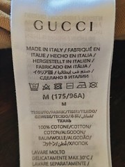 Gucci Beige T-Shirt with Logo Excellent Condition Size M Genuine See PHOTOS!