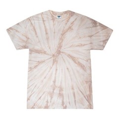 Multi-Color Tie Dye Spider T-Shirts, Adults Short Sleeve Cotton Colortone