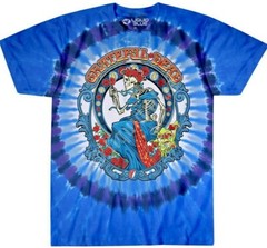 Grateful Dead Bertha Robed Skull Mushrooms Tie Dye T-Shirt M L XL 2X 3X 4X 5X 6X