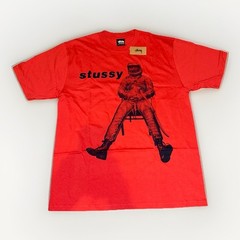Stussy “Astronaut Tee” – Medium – Red / Cayenne – NWT Unreleased 2025