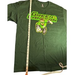 Green Lantern DC Comics Graphic T-Shirt XL Green Hanes Graphitti 2011 Hal Jordan