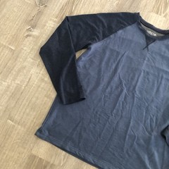 Orvis Classic Collection Mens Size Large Blue Long Sleeve Pullover Shirt Thermal