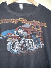 Early 70s Late 80 Harley Davidson Muscle Tee 21×21