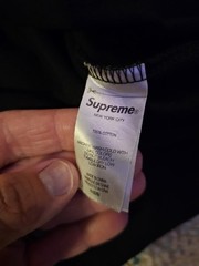 Supreme Gonz Nametag S/S Top BLACK MEDIUM FW21