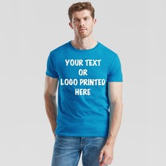 Personalised T Shirt Custom Printed T-Shirt Logo Text Printed Unisex Work Party