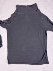 Star Wars Shirt Mens XL Dark Grey Long Sleeve Cowl Neck Darth Vader Graphic Tee