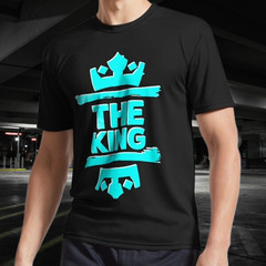 New Bold “King” Typography with Crowns Logo American T-Shirt Funny S to 5XL