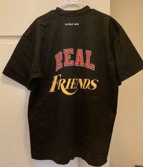 Michael Jordan Magic Johnson Real Friends T-Shirt Men’s Sz L Bulls Lakers Baggy