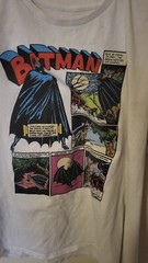 Batman Vtg Comic Book T Shirt Small S Sleeve on White Single stitch No Label 27