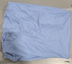 GENERIC UNI-SEX T-SHIRT 71% RAYON, 25% POLYAMIDE, 4% SPANDEX – L – LIGHT BLUE