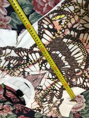 Just Cavalli Art Asymmetrical Tiger Skull Snake T-Shirt Size S