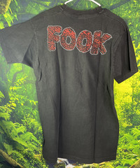 vintage 1992 Pigface Fook Shirt Size Large Faded black SEE photos!