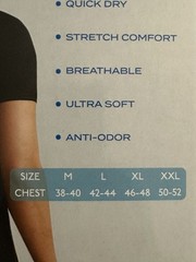32 DEGREES COOL MEN’S 3 PACK SHORT SLEEVE CREW NECK SHIRT