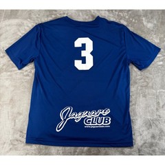 Sport-Tek Hood Rich Jaguars Club T-Shirt Mens L Blue Excellent Graphic Tee
