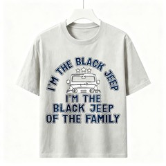 I’m The Black Jeep Of The Family Offroad Vintage Graphic Unisex Sleeve T-Shirt