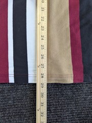 Vintage Knights of Round Table Shirt Mens Medium Multicolor Striped Long Sleeve