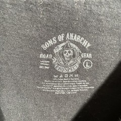 Sons of Anarchy Shirt Mens Large Black Crew Neck Short Sleeve Graphic Pullover