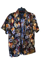 Modern Fit Silver Stone collection shirt short sleeve L men button NWT $129