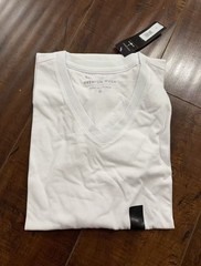 Banana Republic Men’s Short Sleeve V Neck Tee Vee Premium-Wash T-Shirt S M L XL