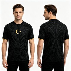 Turkish Flag Football T-Shirt 2026 Polyester Breathable Quick Dry