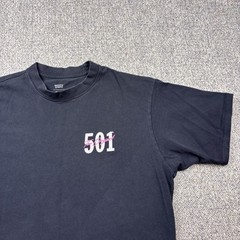 Levi’s 501 Vintage On The Fly Graphic T-Shirt Black Men’s Size Small