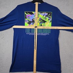 STAR WARS NEFF Mens Mandalorian Shirt Extra Large XL Blue Comic Long Sleeve NWT
