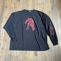 Vintage 2000s Wolverine Marvel Comics X Men Long Sleeve Tee Shirt Sz XL
