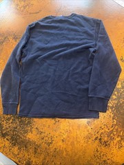 Polo Ralph Lauren Long Sleeve Thermal Shirt Mens Large Navy Blue Waffle Knit