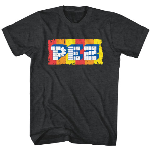 Pez Logo Black Heather Adult T-Shirt eBay