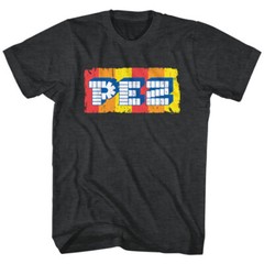 Pez Logo Black Heather Adult T-Shirt eBay