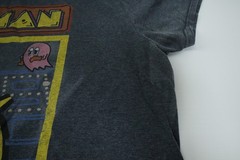 Pac-Man Graphic T-Shirt Men’s 2XL/2EG Charcoal Short Sleeve Crew Neck T0459