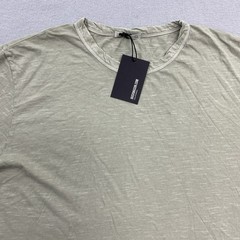 Buck Mason T Shirt Mens Large Tall Limestone Venice Wash Slub Tee Crew Neck