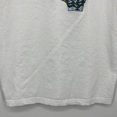 Hurley California T-Shirt Men’s Size L White Double Sided Logo Short Sleeve
