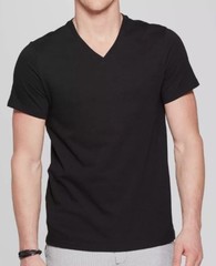 Goodfellow & Co™ Men’s 4pk V-Neck T-Shirt Size Small – Black Open Package