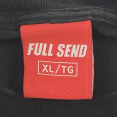​Full Send T Shirt XL Black Liquid Splash Logo Nelk Boys Youtuber Merch Street