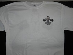 NEW POWER LIFTING : “DTG” PRINT On 100% COTTON WHITE T-SHIRT SIZE 3XX
