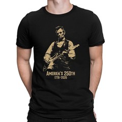 Abraham Lincoln Playing Guitar 4th July 250th Anniversary T-Shirt