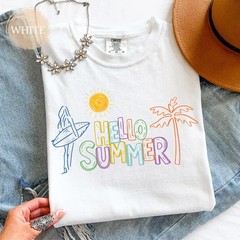 Hello Summer Comfort Tee Summer