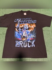 IYKYK Final Boss The Rock Wrestling WWE Tee Shirt Large