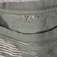 Black Label Men’s XL Graphic T-Shirt Green Y2K Gothic Distressed Biker
