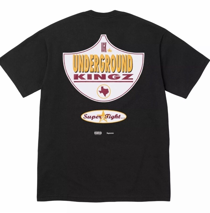 SUPREME x UGK SUPER TIGHT TEE,Black,Size Medium,Sold Out!