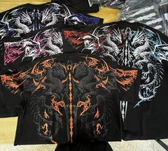Breathedivinity New Style Patterned Trendy Cotton T-Shirt