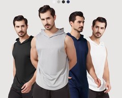 Quick Drying Vest For Men&Women Sweatshirt XL Sportswear Fitness Hooded T-Shirts