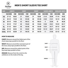 Hurley Men’s All Day Graphic Tee Size XXL Cream