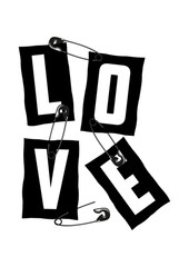 LOVE Black Logo T-Shirt